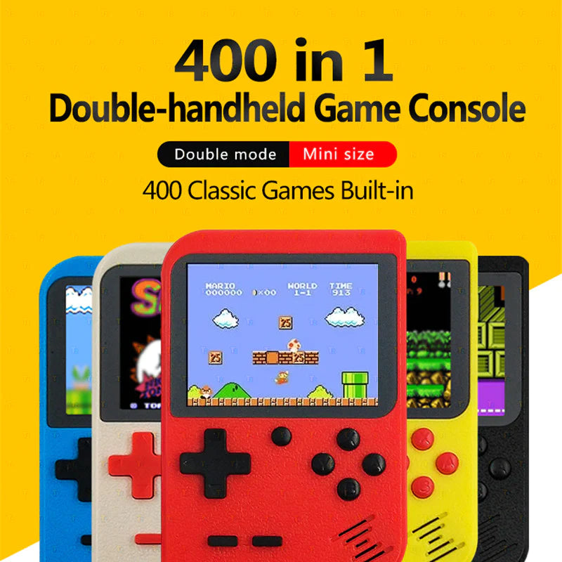 Sup 400-in-1 Portable Game Console: Slim Design, Long Battery Life, HD Screen, TV Connectivity
