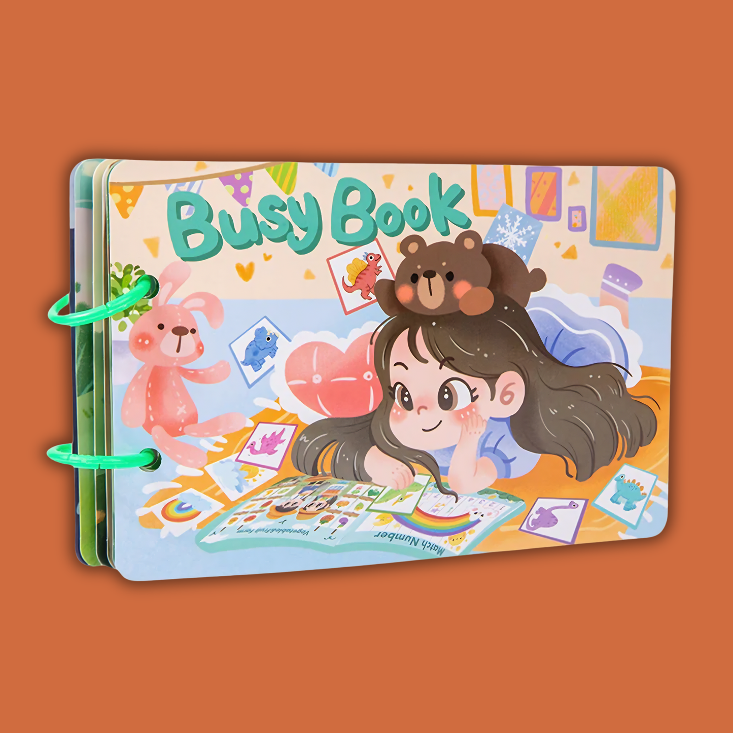 Educational Busy Book for Kids Preschool Learning