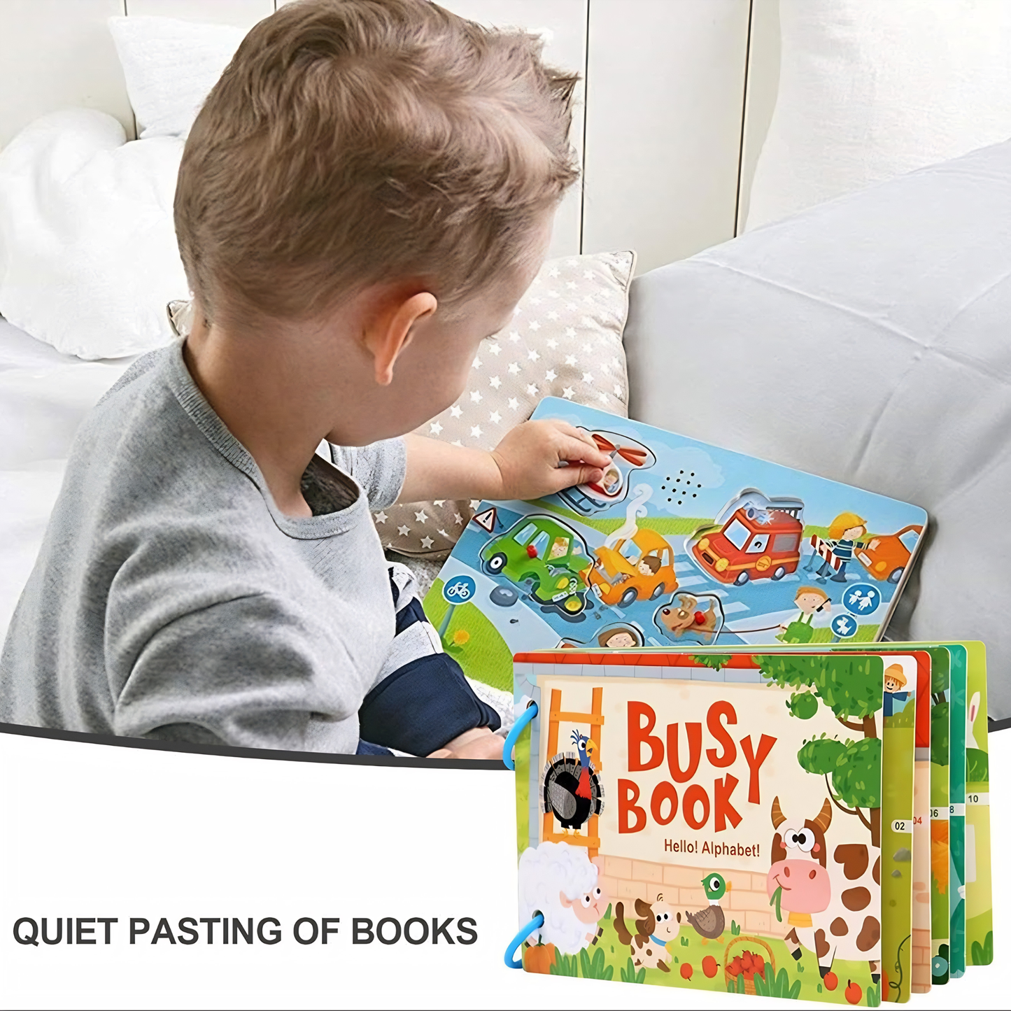 Busy Book Preschool Learning Paper Busy Book