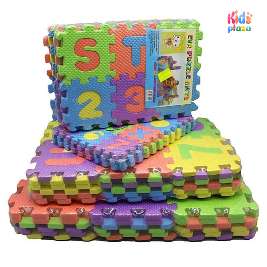 36-Piece Puzzle Mat Children's Learning Rug With A-Z & Numbers 0-9