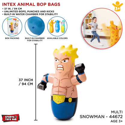 3D Inflatable Punching Bouncer Bop Bag for Kids