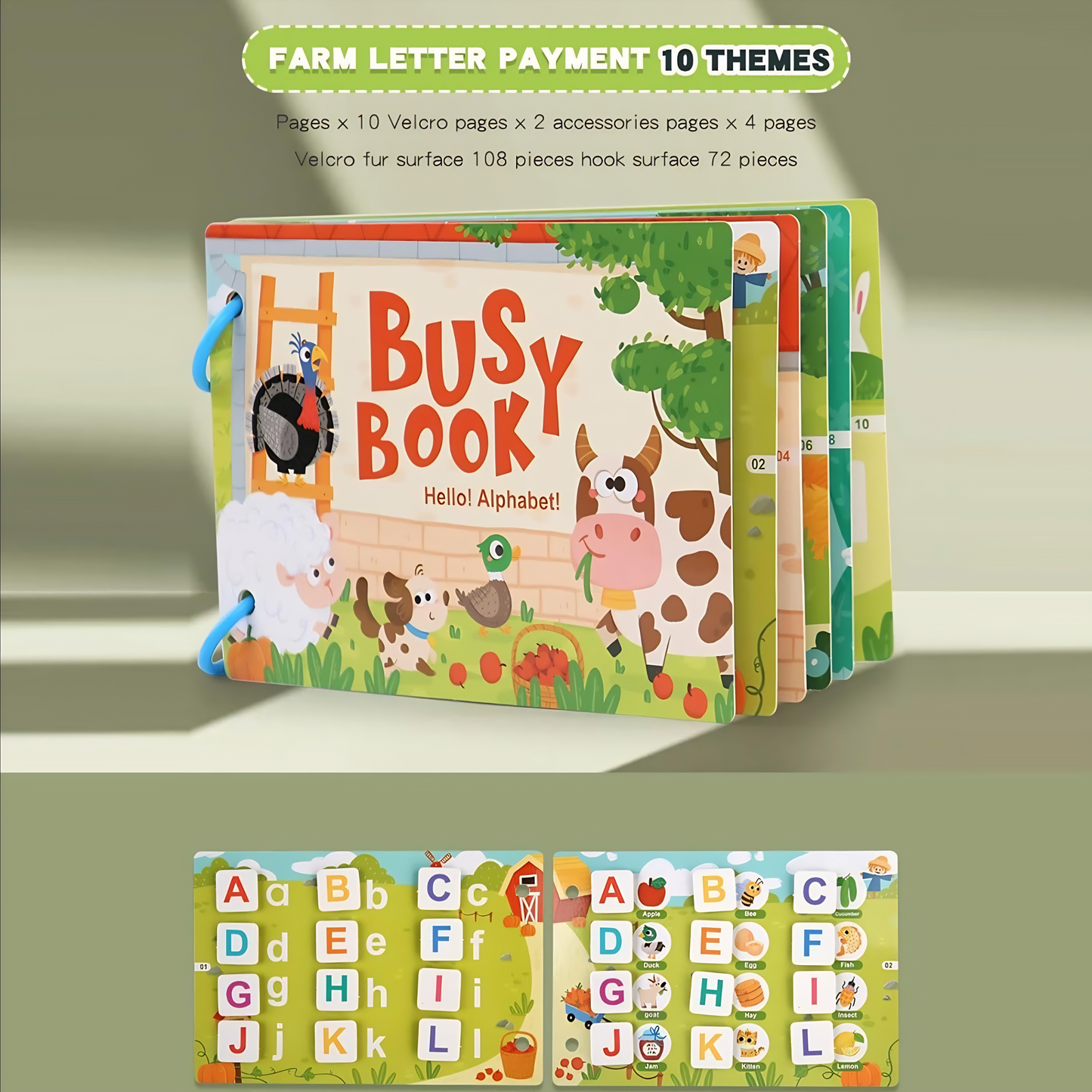 Busy Book Preschool Learning Paper Busy Book