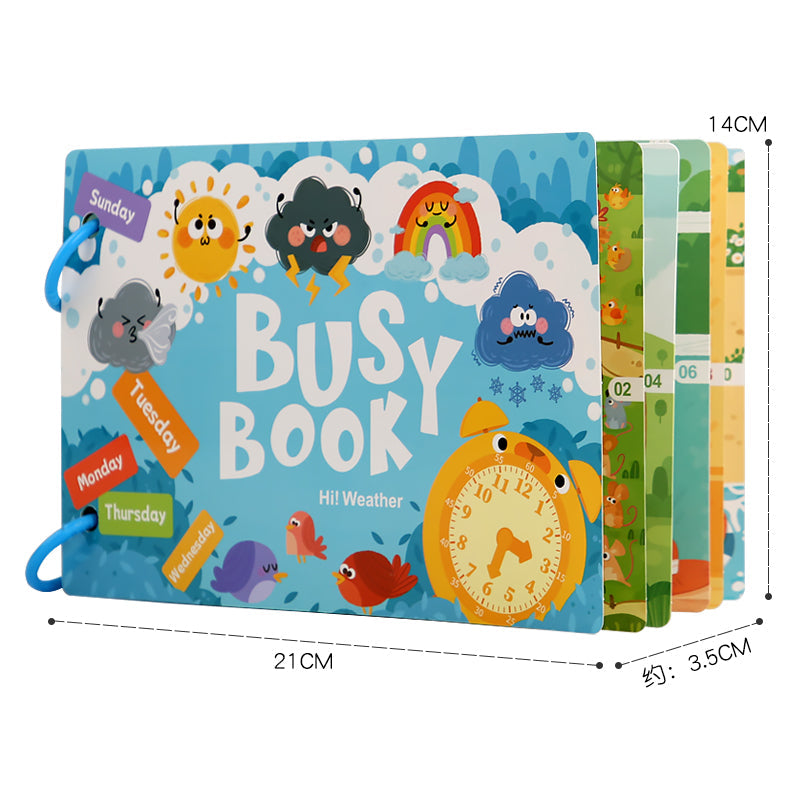 Montessori Learning Busy Book for Kids