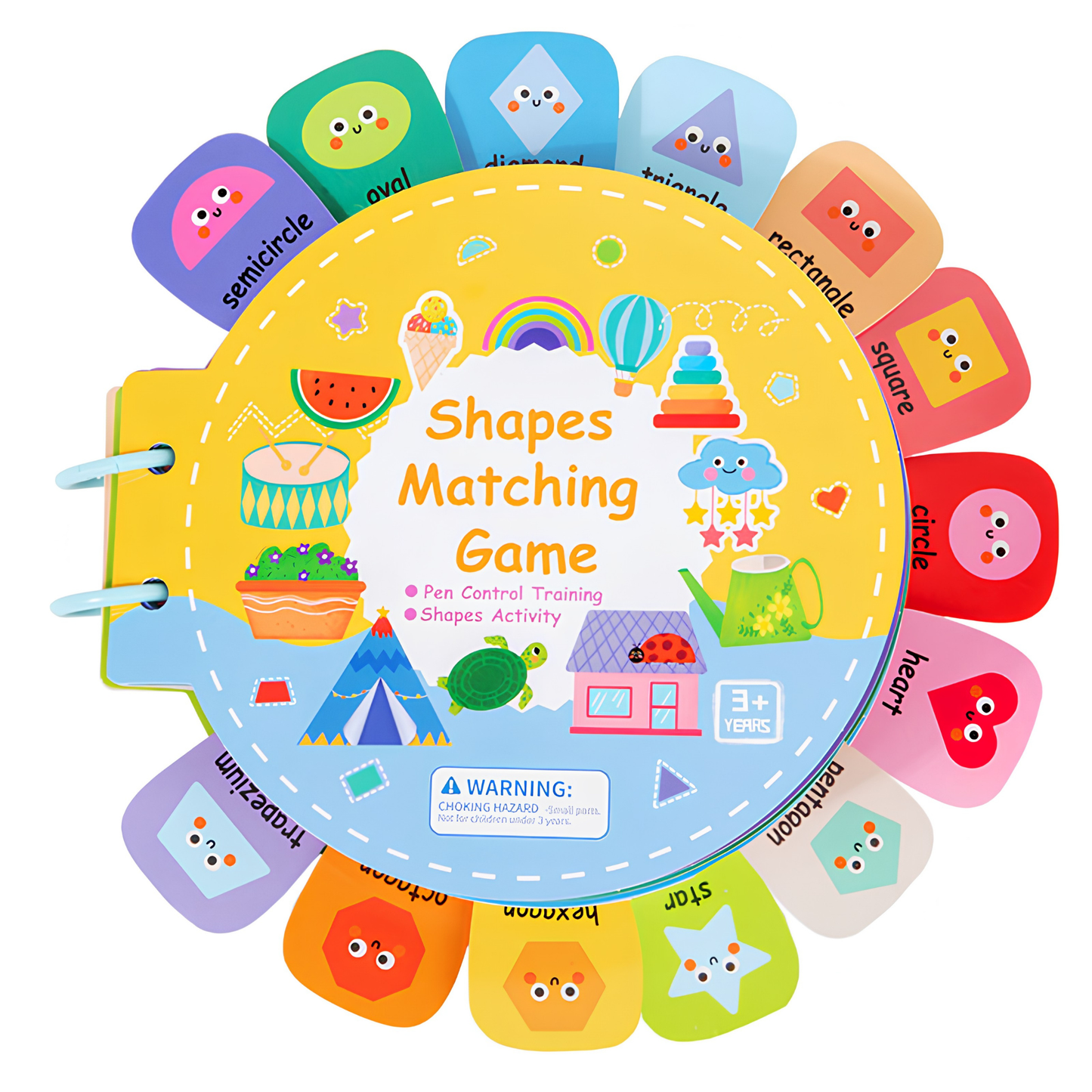 Educational Children Shapes Busy Book