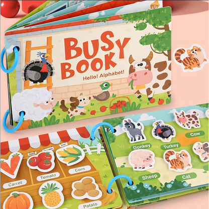 Busy Book Preschool Learning Paper Busy Book