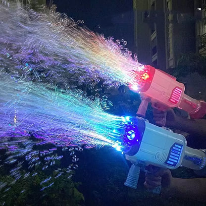 Bubble Gun with 32 Holes: Create a Bubbly Blast of Fun!