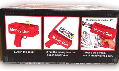 Money Gun Paper Playing Spary Toy Gun for Kids