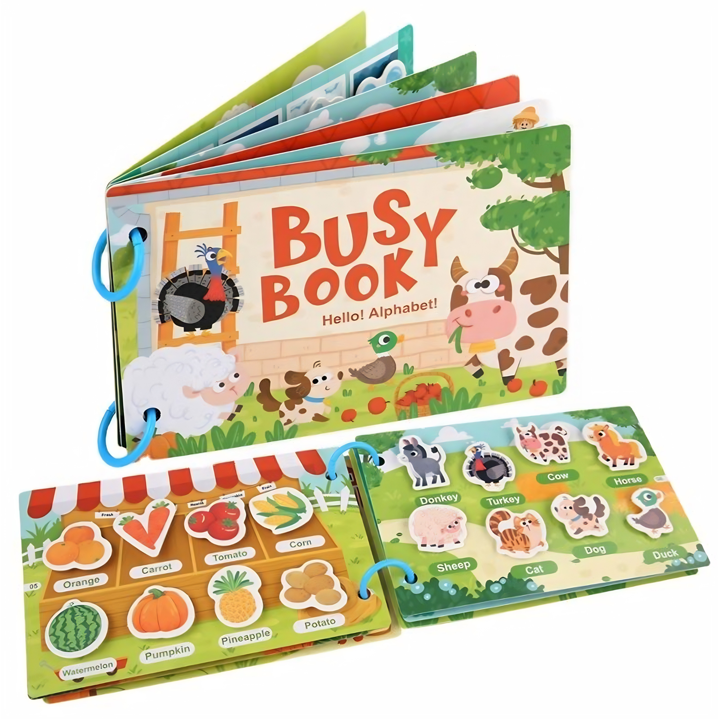 Busy Book Preschool Learning Paper Busy Book