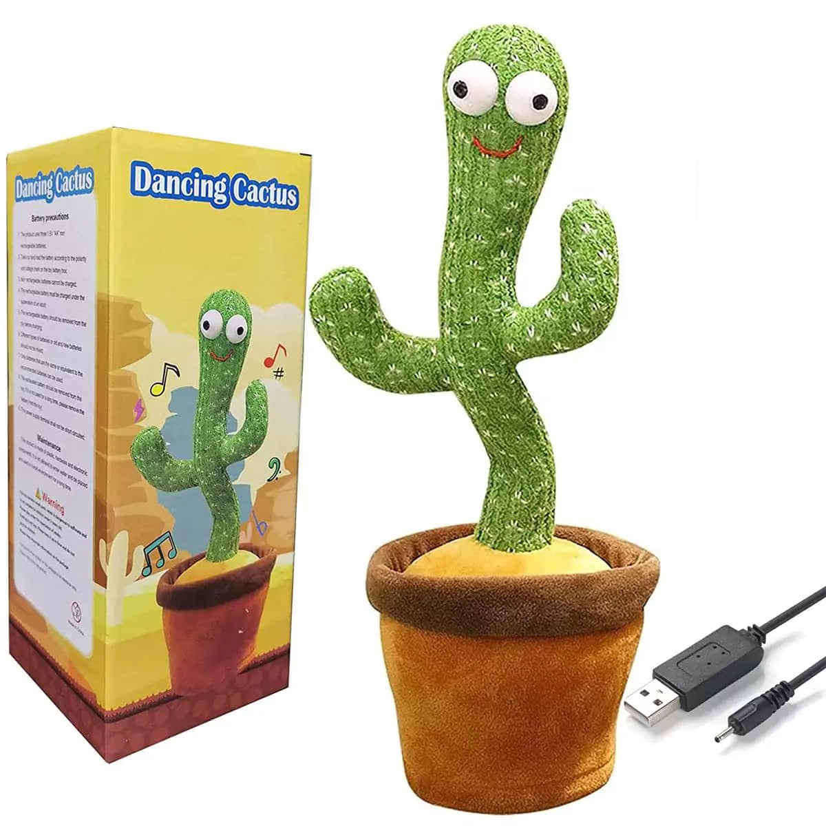 Cute Dancing and Talking Cactus Toy
