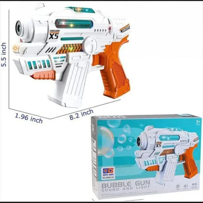 Bubble Gun with Sound & Light for Kids