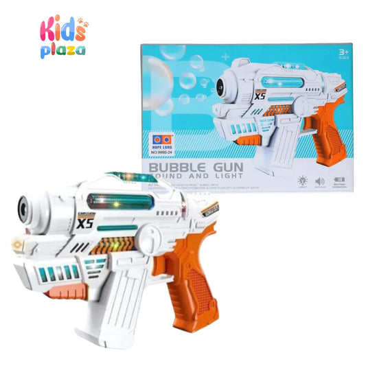 Bubble Gun with Sound & Light for Kids