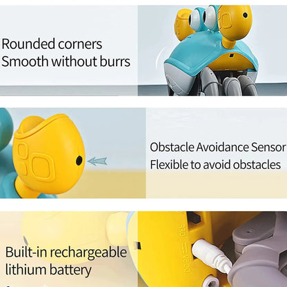 Crawling Crab Baby Musical Kids Toy with LED