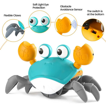 Crawling Crab Baby Musical Kids Toy with LED