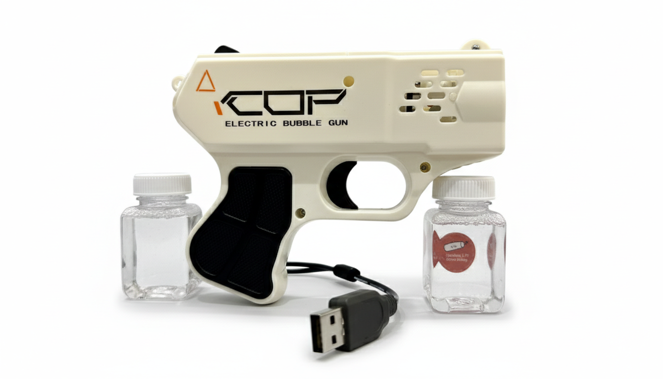 Bubble Gun with Light for Kids