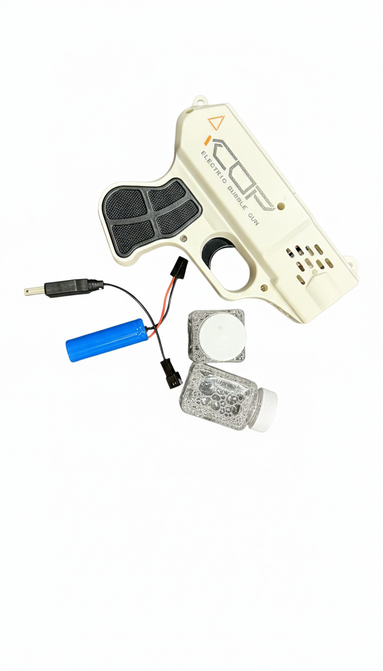 Bubble Gun with Light for Kids