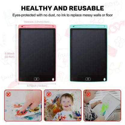 LCD writing tablet 8.5"  for kids, Drawing pad, Erasable E-writer, Office writing board, Digital drawing board, Doodle board