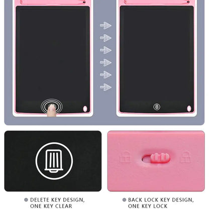 LCD writing tablet 8.5"  for kids, Drawing pad, Erasable E-writer, Office writing board, Digital drawing board, Doodle board