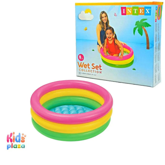 Multicolour-Intex Inflatable Swimming Pool For babys