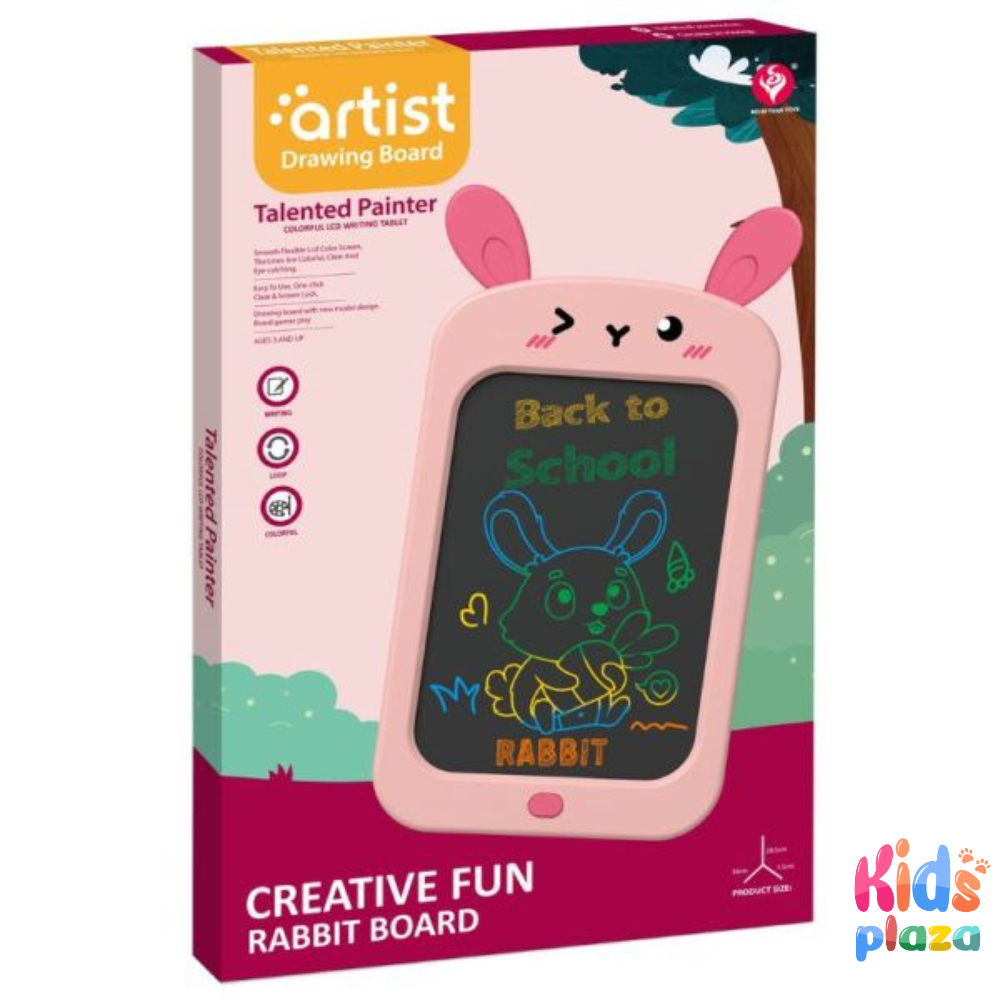 Rabbit LCD Colorful Writing & Sketching Portable Drawing Pad