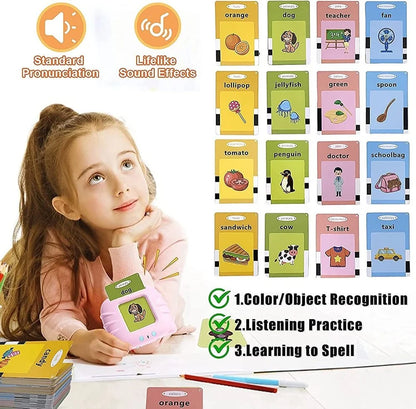 Talking Flash Card Game for Kids Early Pre School Education Learning