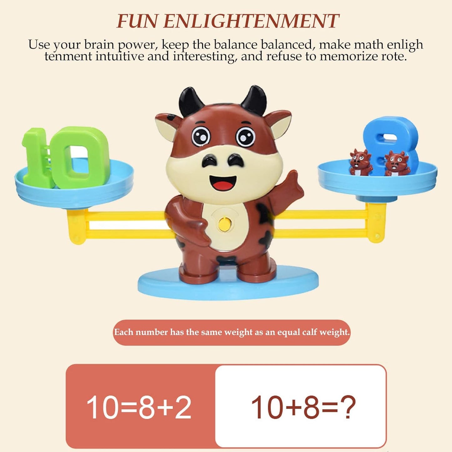 Cattle Balance Counting Toy