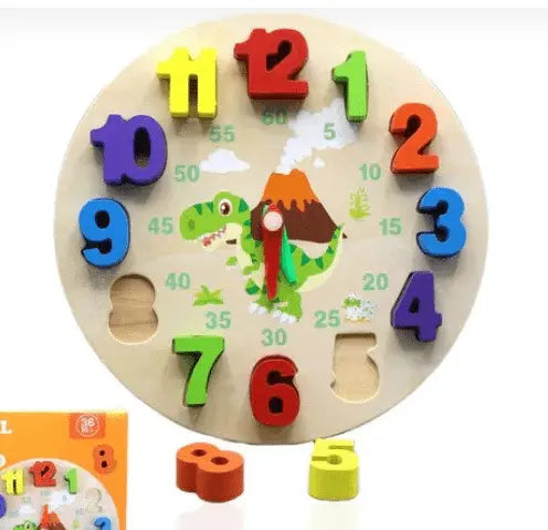 Wooden Digital Clock for Kids Learning & Early Education