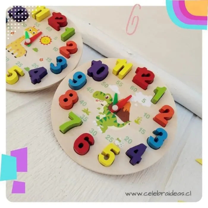 Wooden Digital Clock for Kids Learning & Early Education