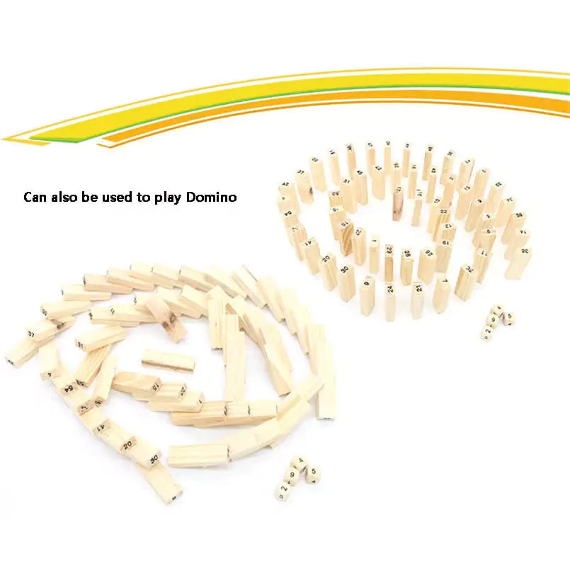 Wooden Stacking Tower Building Blocks (Jenga Blocks)