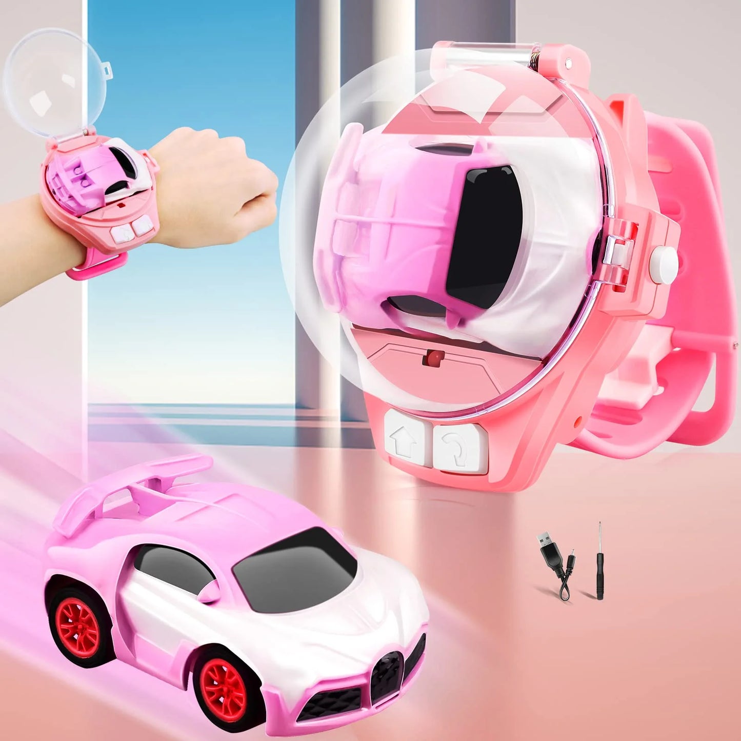 Remote Control Mini Watch Car for Kids
