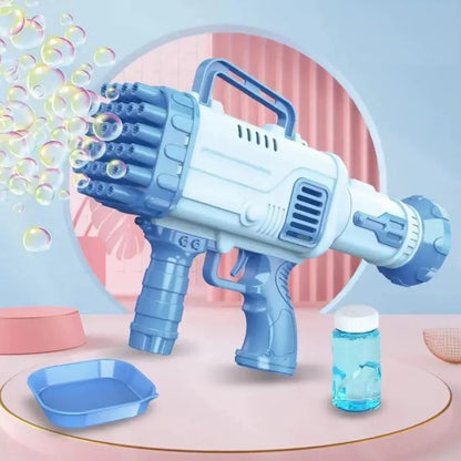 Bubble Gun with 32 Holes: Create a Bubbly Blast of Fun!