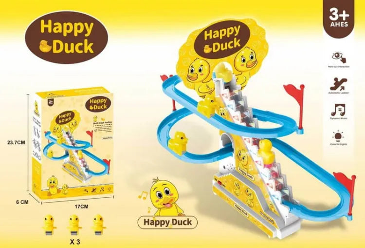 Happy Duck Track Slide Toy Set