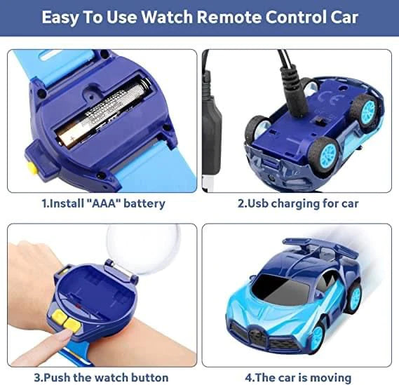Remote Control Mini Watch Car for Kids