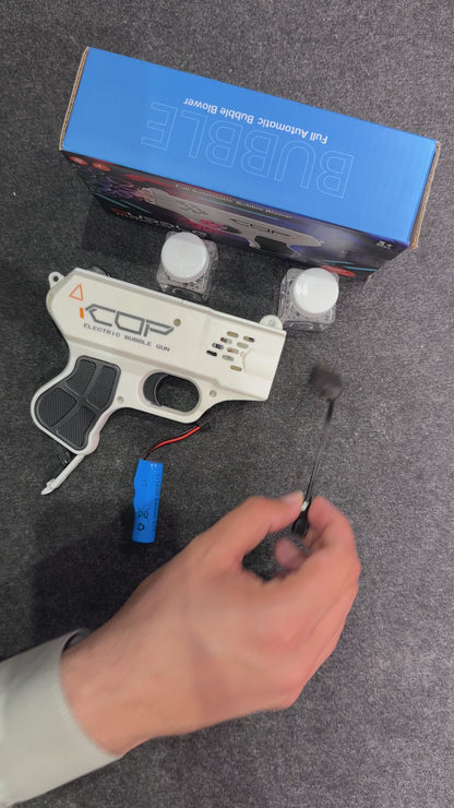 Bubble Gun with Light for Kids